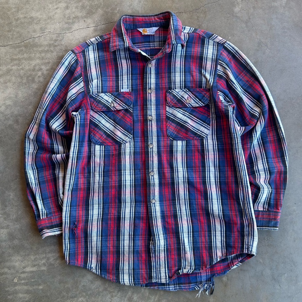 Distressed Vintage Carhartt Flannel